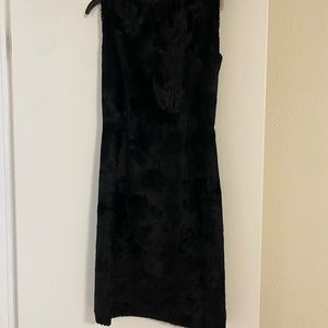 Cynthia Steffe fur shift dress